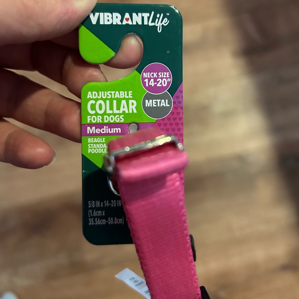 pink Dog collar